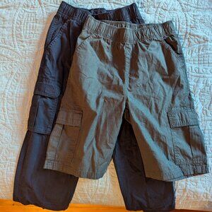 Children's place size 14 slim boys blue pant and grey shorts